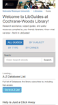 Mobile Screenshot of libguides.nebrwesleyan.edu